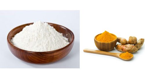 tinh bột nghệ với bột gạo là mặt nạ tinh bột nghệ trắng da hiệu quả